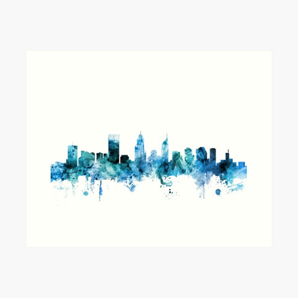Item preview, Perth Australia Skyline designed and sold by ArtPrints.