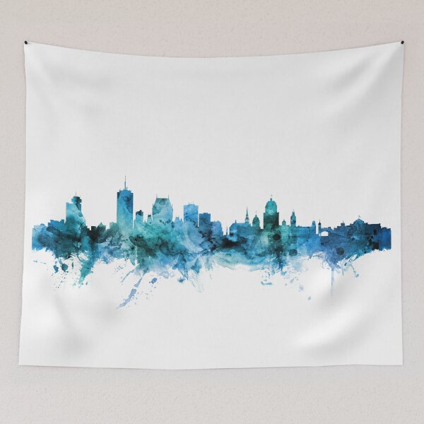 Artikelvorschau, Quebec Canada Skyline entworfen und verkauft von ArtPrints.