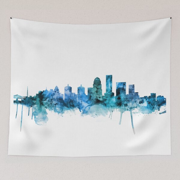 Item preview, Louisville Kentucky City Skyline designed and sold by ArtPrints.