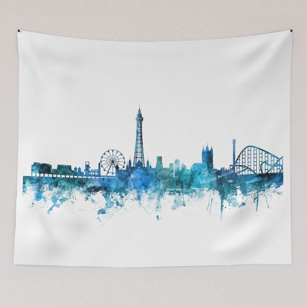 Item preview, Blackpool England Skyline designed and sold by ArtPrints.