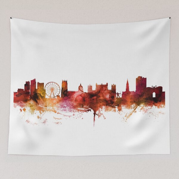 Item preview, Nottingham England Skyline designed and sold by ArtPrints.
