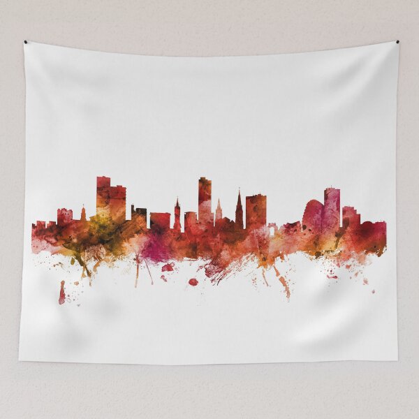 Item preview, Leicester England Skyline designed and sold by ArtPrints.