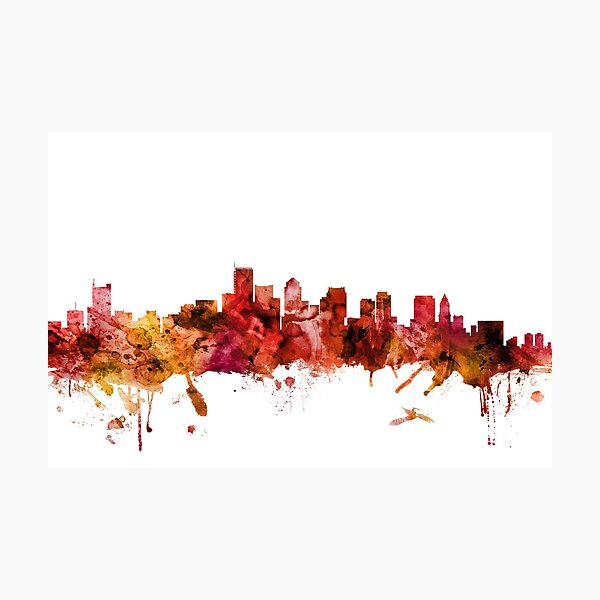 Item preview, Boston Massachusetts Skyline designed and sold by ArtPrints.
