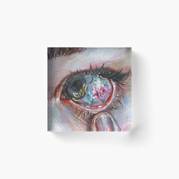 Beauty in The Eye Acrylic Block