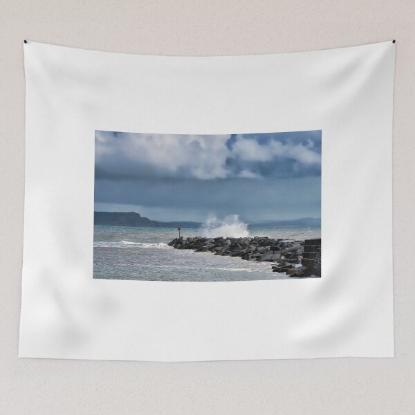 Item preview, Stormy April At The Cobb 2 - Lyme Regis designed and sold by Dorset Girl.