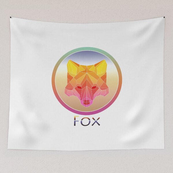 Item preview, Retro Style Fox Geometric Animal designed and sold by yajyolid.