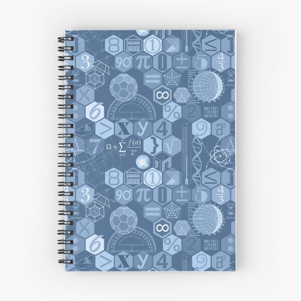 Item preview, Math in color (navy invert) designed and sold by BessoChicca.