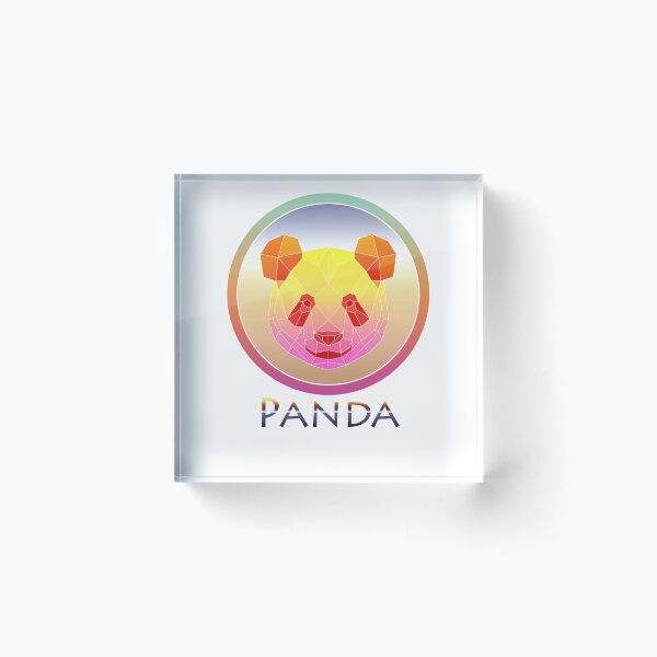 Item preview, Retro Style Panda Geometric Animal designed and sold by yajyolid.