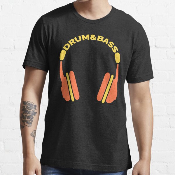 "Drum And Bass / DNB Headphones" Tshirt for Sale by SQWEAR Redbubble drum and bass tshirts
