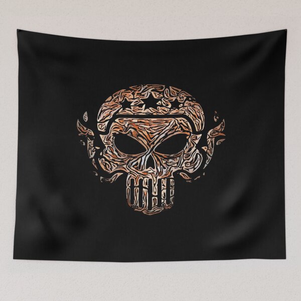 Item preview, Cool Graphic Skull Motif designed and sold by Merch-Tees.