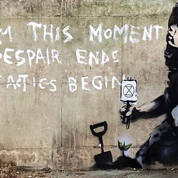 Artwork thumbnail, Banksy - Despair Ends And Tactics Begin by TrainWreckTees