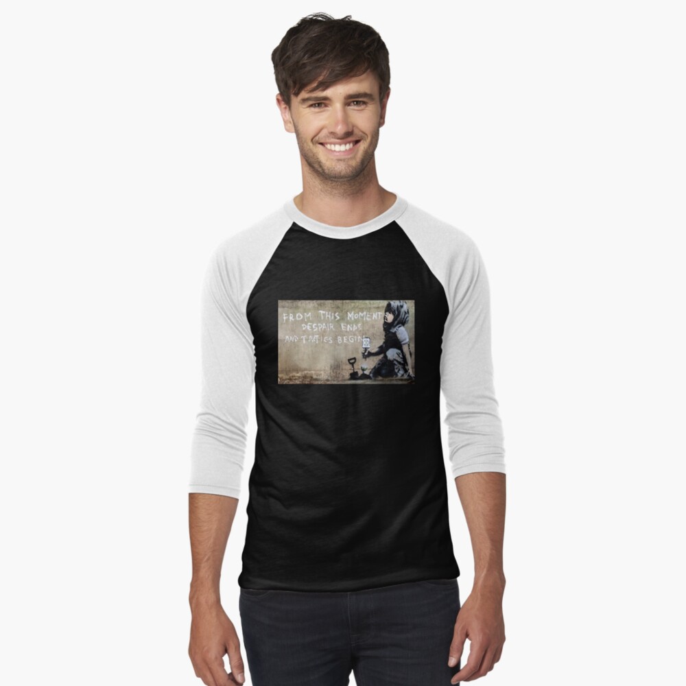 Item preview, Baseball ¾ Sleeve T-Shirt designed and sold by TrainWreckTees.
