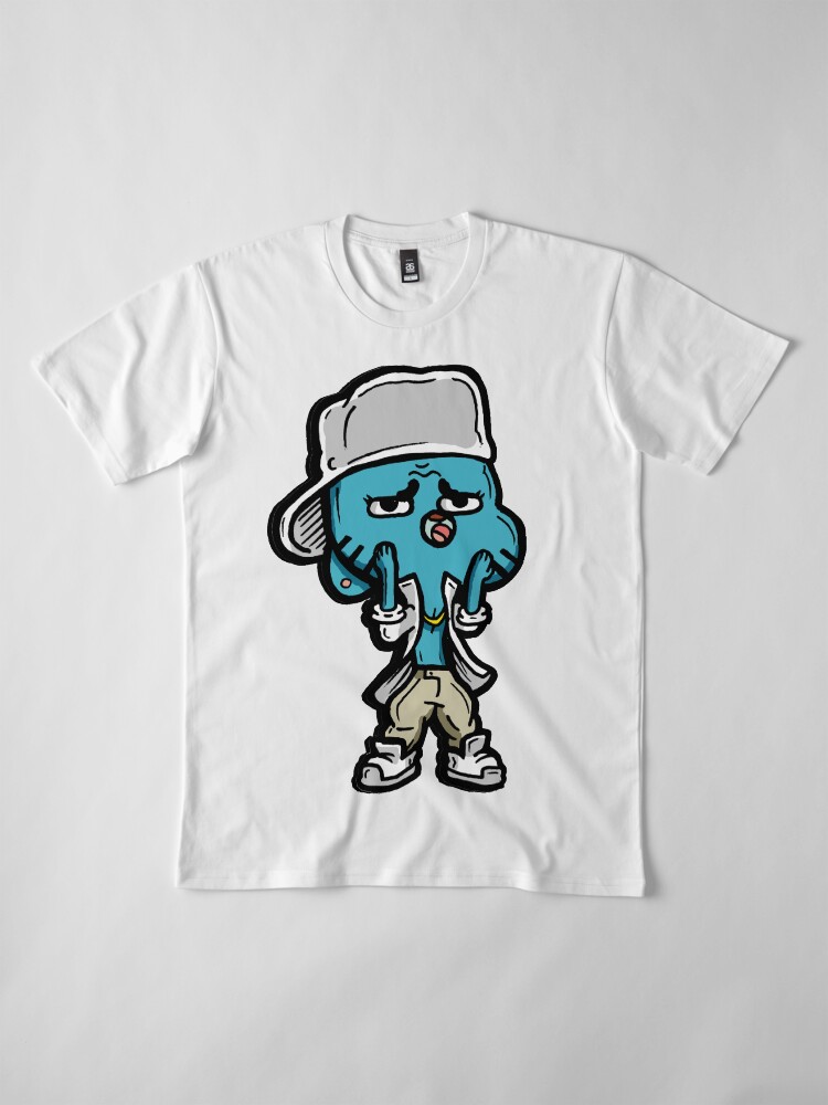 Alternate view of Gumball from The Amazing World of Gumball™ Ocho’s Uncle Song Premium T-Shirt