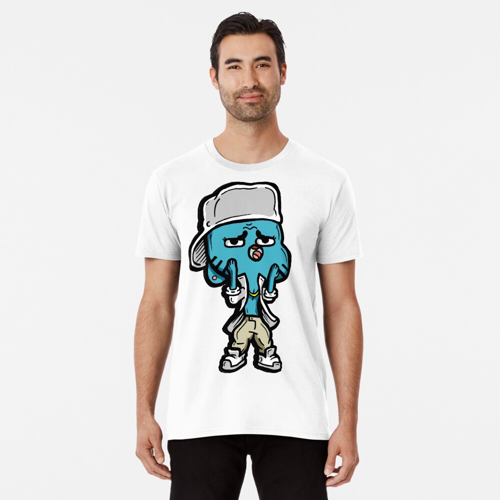 Gumball from The Amazing World of Gumball™ Ocho’s Uncle Song Premium T-Shirt