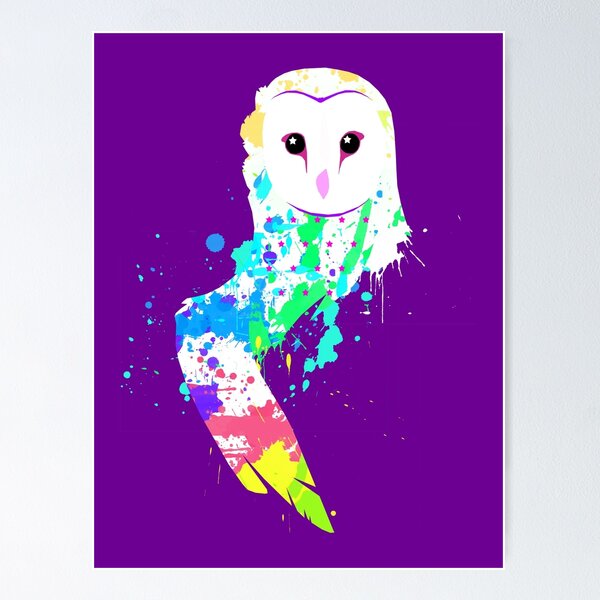 Item preview, Barn Owl Splash designed and sold by Brit Gorlicki.