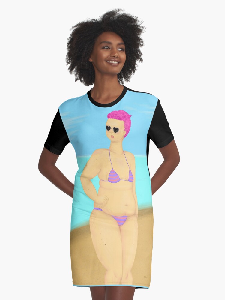bikini t shirt dress