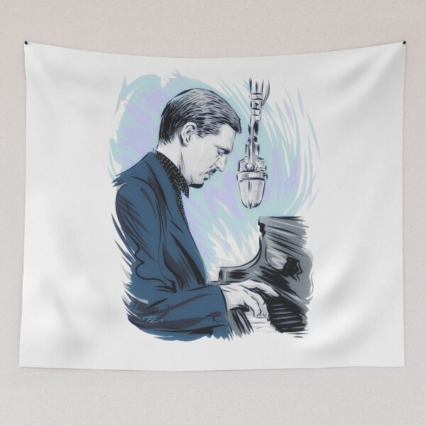 Item preview, Mose Allison - An illustration by Paul Cemmick designed and sold by TIGERDAVER.