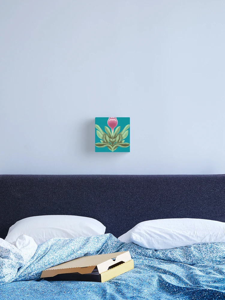 Thumbnail 2 of 3, Canvas Print, Spring Pink Tulip designed and sold by Rasendyll.