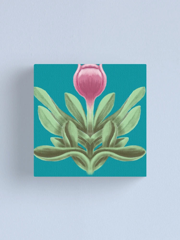 Thumbnail 1 of 3, Canvas Print, Spring Pink Tulip designed and sold by Rasendyll.
