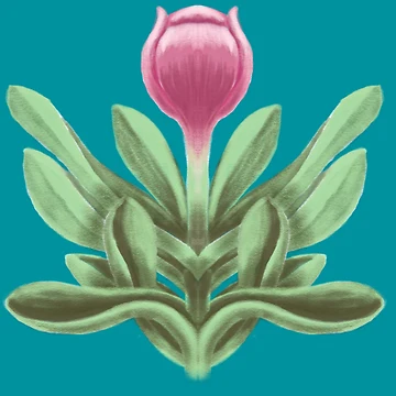 Artwork thumbnail, Spring Pink Tulip by Rasendyll
