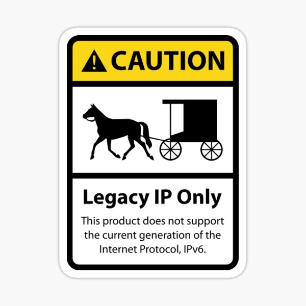 Artikel-Vorschau von Legacy-IP-Warnung, designt und verkauft von Andrew Latham.