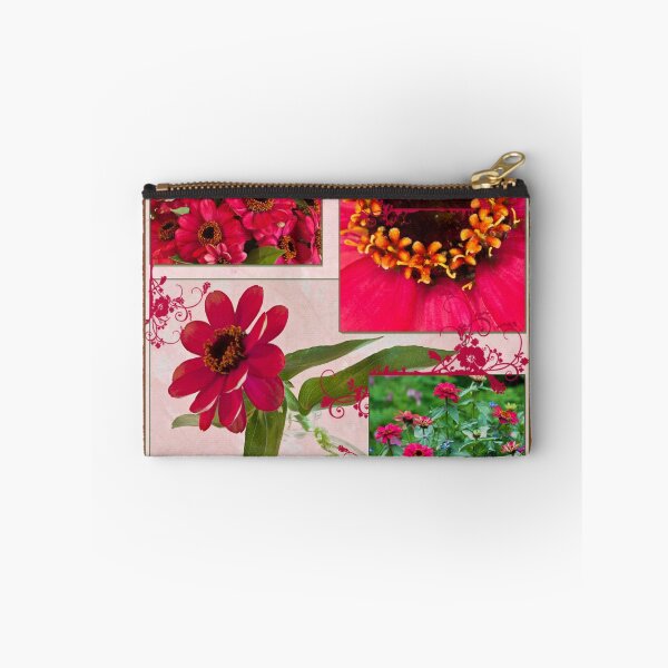 Item preview, Zinnias Four Photo Collage  designed and sold by Sandra Foster.