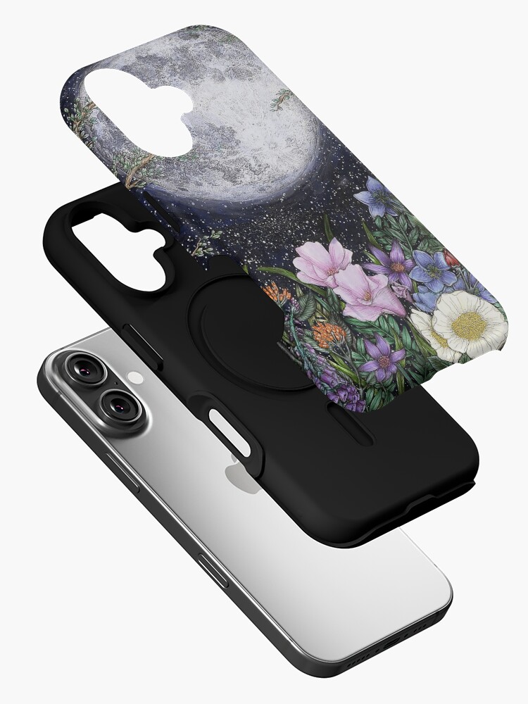 Aperçu 2 sur 4. Coque iPhone avec l'œuvre Minuit dans le jardin II créée et vendue par ECMazur.