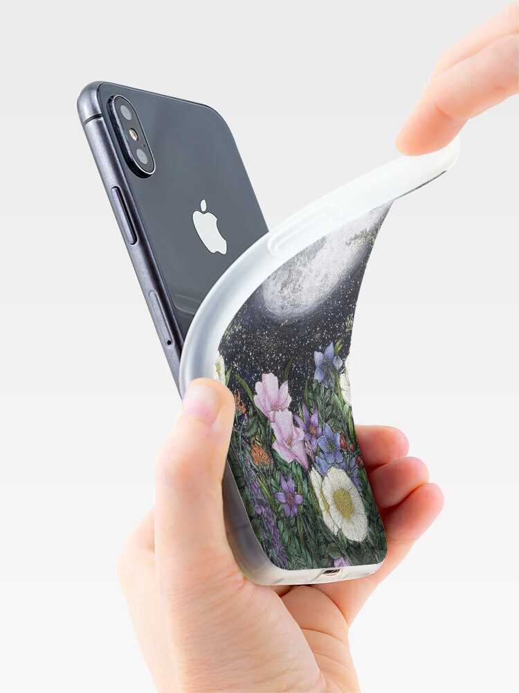 Alternate view of Midnight in the Garden II iPhone Case