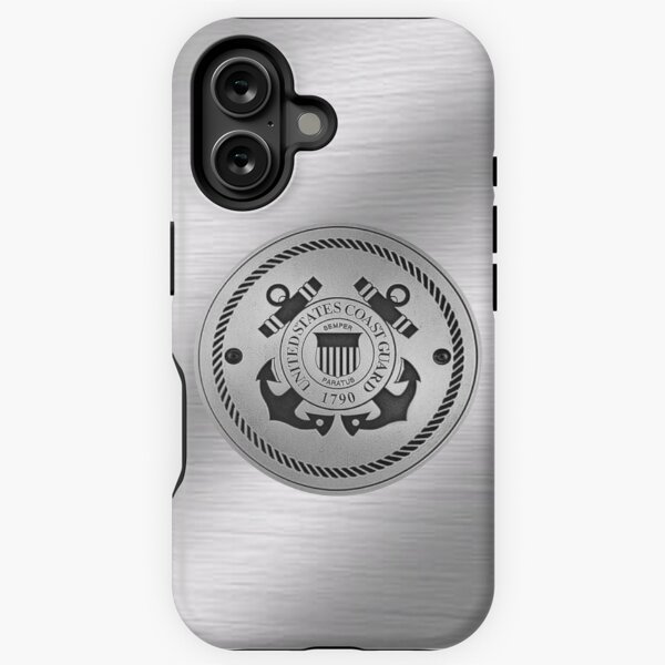 Item preview, United States Coast Guard Steel Phone Case designed and sold by FantasySkyArt.