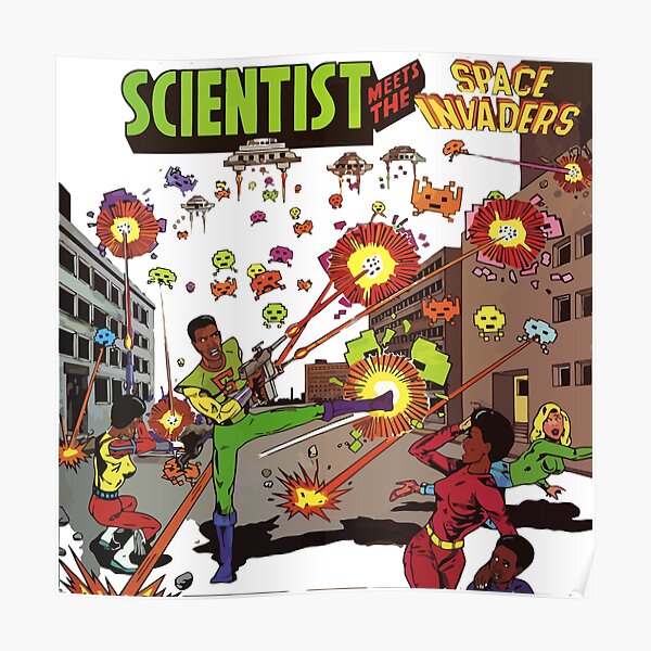 Scientis meets the Space Invaders Poster