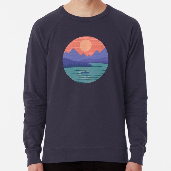 Friedliche Reflexion Leichter Pullover