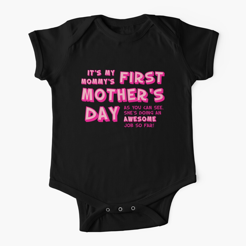 Mommy’s First Mother’s Day Baby One-Piece