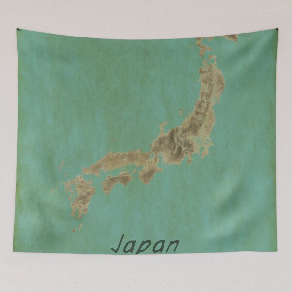 Item preview, Historical-styled Map of Japan designed and sold by Henrik Gulliksen Schüller.