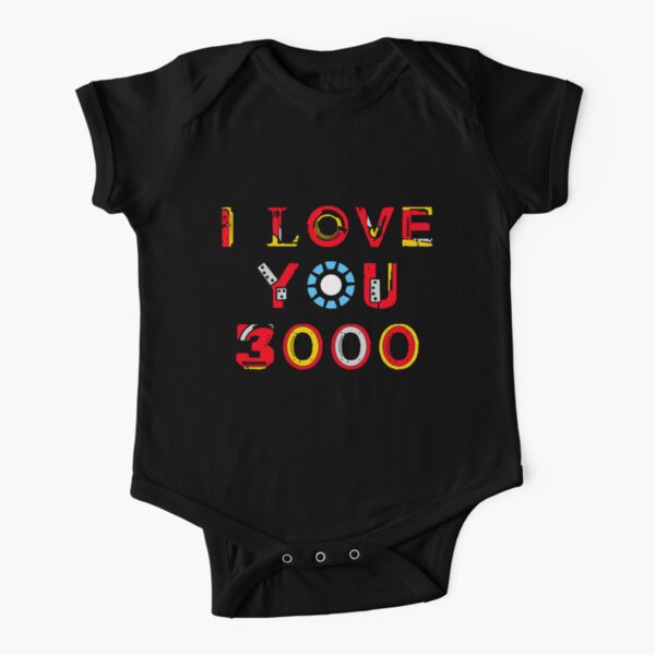 I Love You 3000 v2 Short Sleeve Baby One-Piece