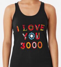 Ich liebe dich 3000 v2 Racerback Tank Top