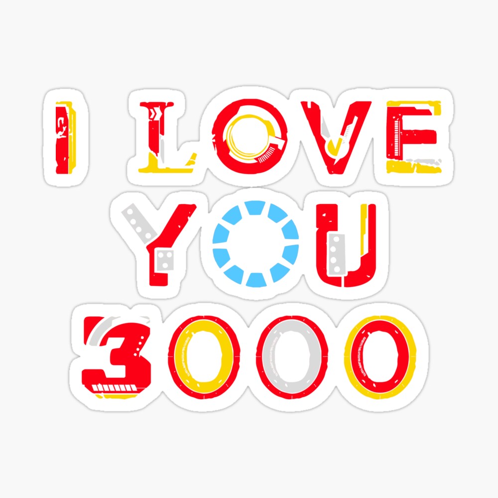 I Love You 3000 v2 Sticker