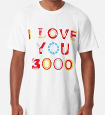 Camiseta larga Te amo 3000 v2