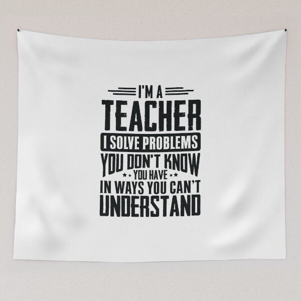 Item preview, Teacher Shirt I Solve Problems You Have Funny Gift Tee designed and sold by Orange Pieces.