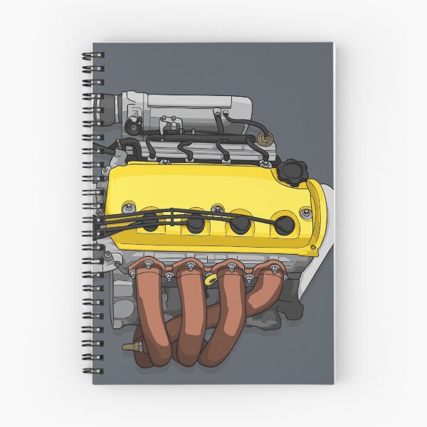 Item preview,  D16 Engine sticker yellow designed and sold by ArtyMotive.