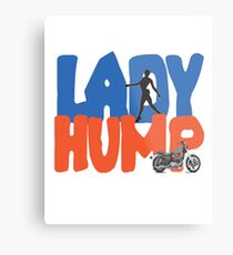 Motorrad Lady Hump Sportster Metallbild