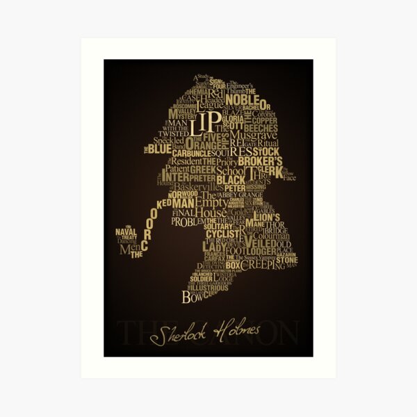 Sherlock Holmes The Canon Art Print