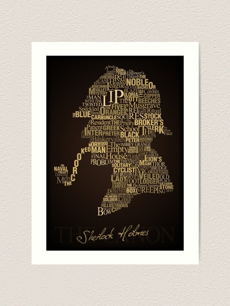 Alternate view of Sherlock Holmes The Canon Art Print