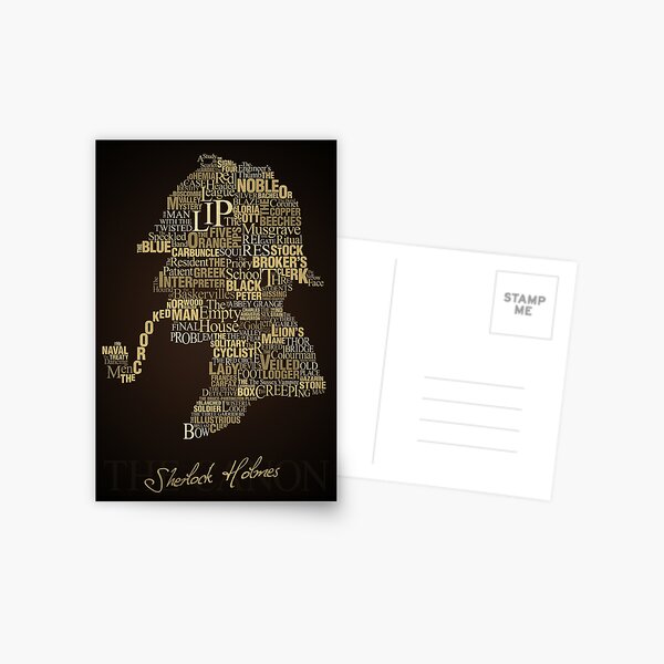 Sherlock Holmes Der Kanoniker Postkarte