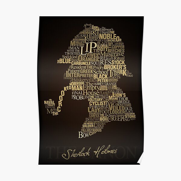Sherlock Holmes Le Canon Poster