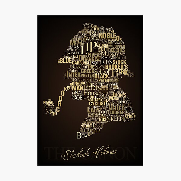 Sherlock Holmes The Canon Photographic Print