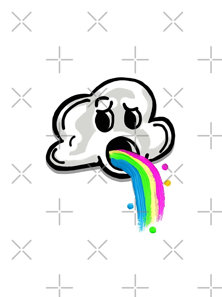Masami Yoshida from The Amazing World of Gumball™ vomiting a rainbow! by sketchNkustom
