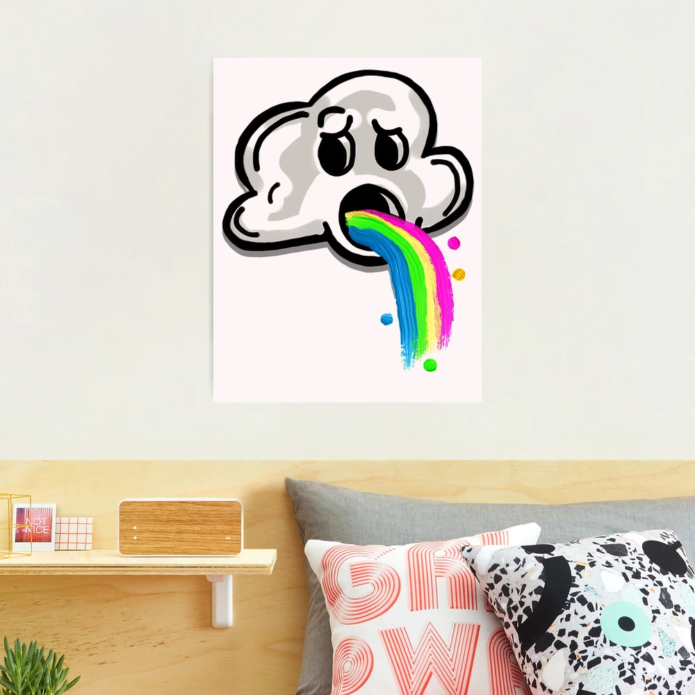 Lámina fotográfica for Sale con la obra «¡Masami Yoshida de The Amazing  World of Gumball ™ vomita un arco iris!» de sketchNkustom | Redbubble