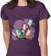 Castle Crashers Pixelart Women's Fitted T-Shirt