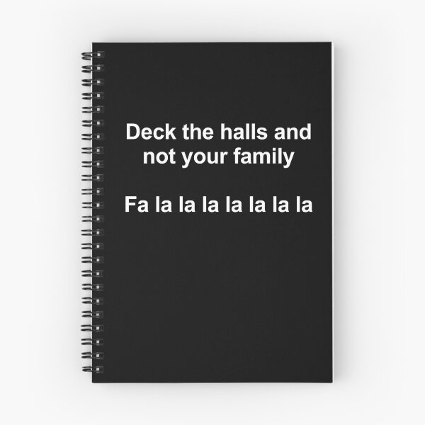Item preview, Deck the halls and not your family designed and sold by VisDesign.