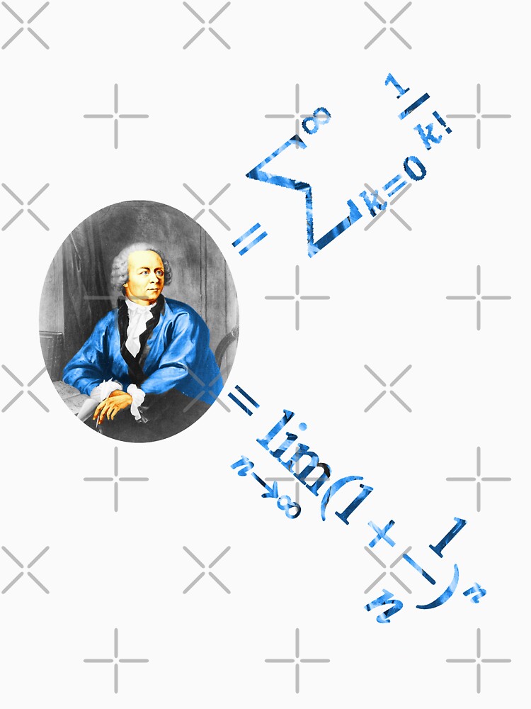 Thumbnail 7 of 7, Essential T-Shirt, Leonhard Euler designed and sold by GePadeSign.